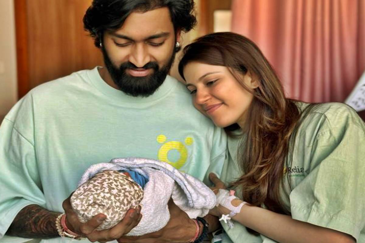 Krunal Pandya welcomes baby boy Vayu