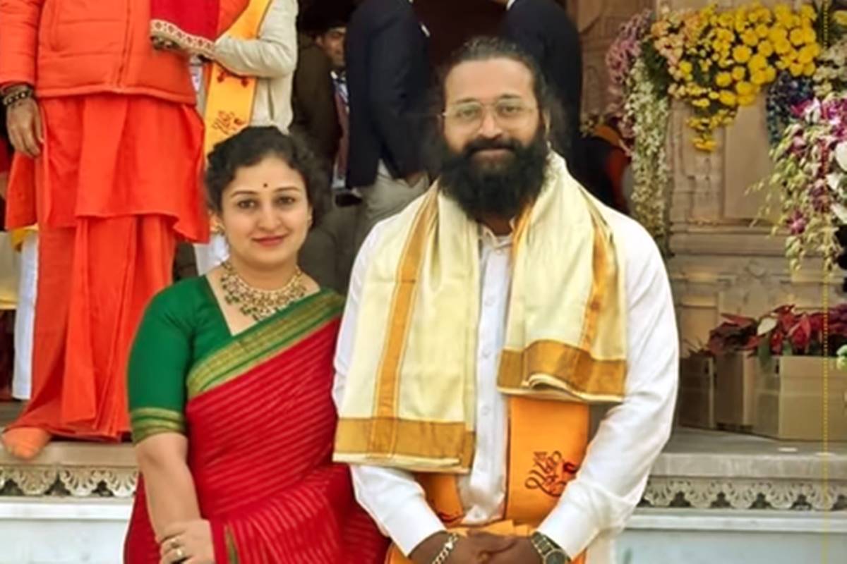 Rishab Shetty and wife Pragathi extend heartfelt Ramnavami wishes