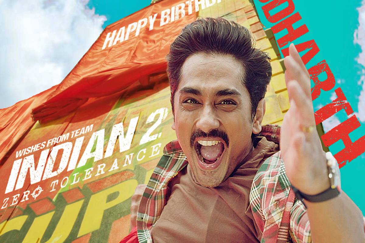 Special birthday poster for Siddharth unveiled by ‘Indian 2’ team