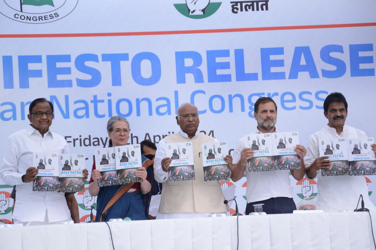 Caste census, legal status to MSP among key guarantees in Congress manifesto