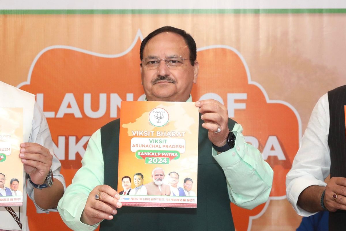 BJP’s manifesto for Arunachal polls promises gas cylinders at Rs 400