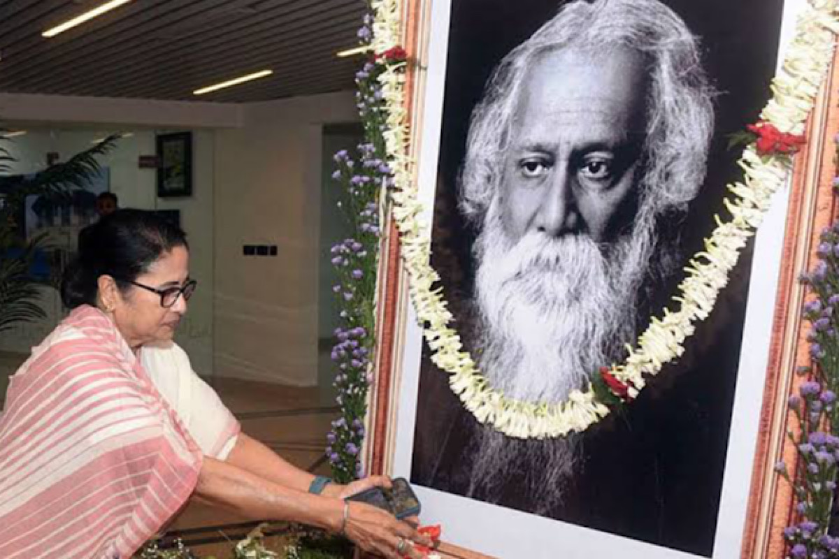 C M Mamata pays tributes on Tagore’s birthday