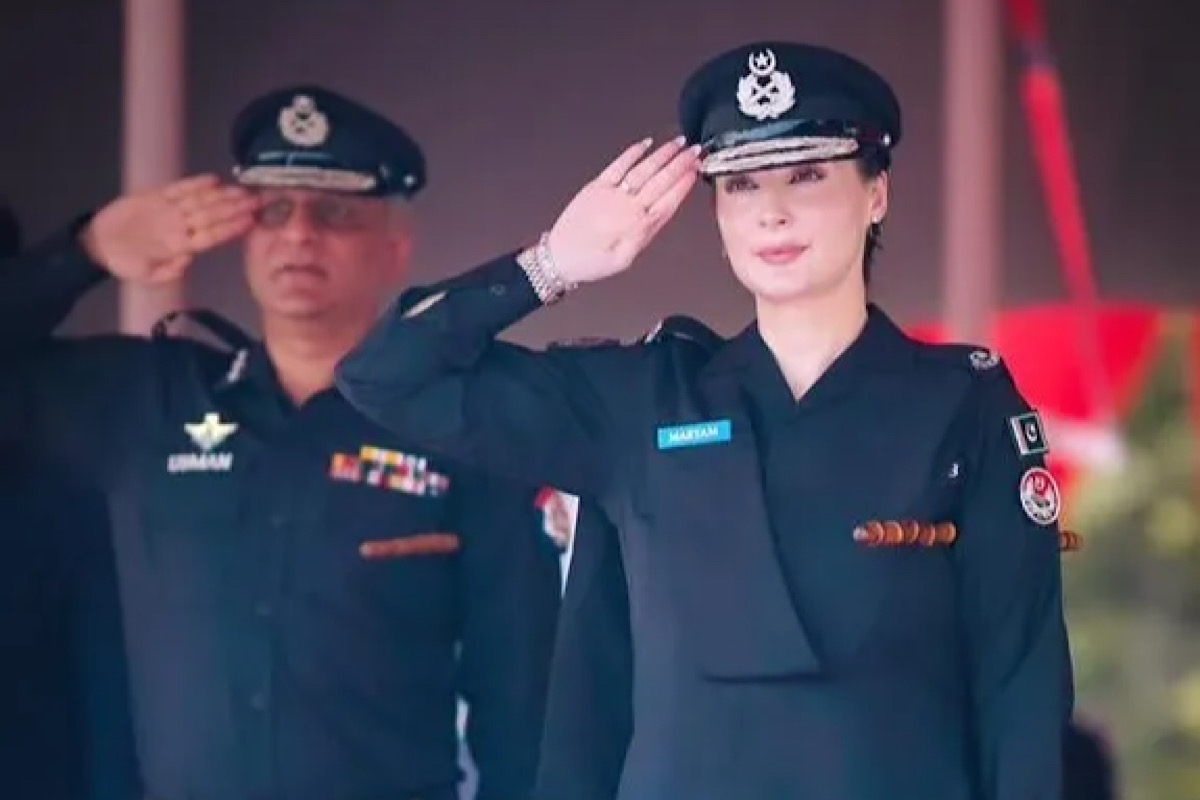 Pakistan Punjab’s CM Maryam Nawaz dons police uniform again