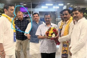 Bibhav Kumar, accused of misbehaving with Swati Maliwal, spotted with Kejriwal at Lucknow airport