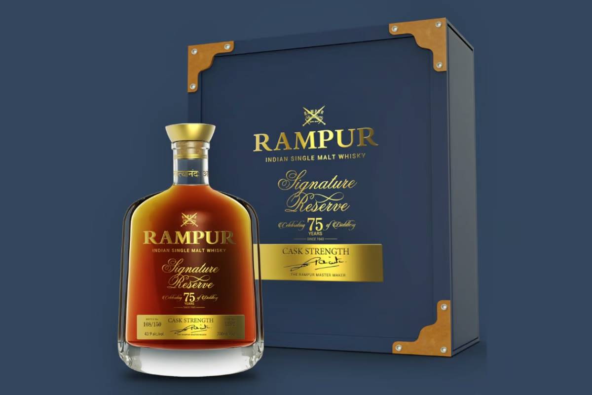 Rampur Signature Reserve Single Malt Whisky sets record as India’s priciest whisky, selling at Rs 5 lakhs per bottle