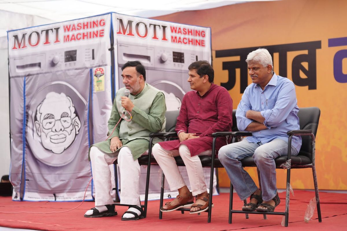 Ahead of LS polls, AAP launches ‘washing machine’ campaign against BJP