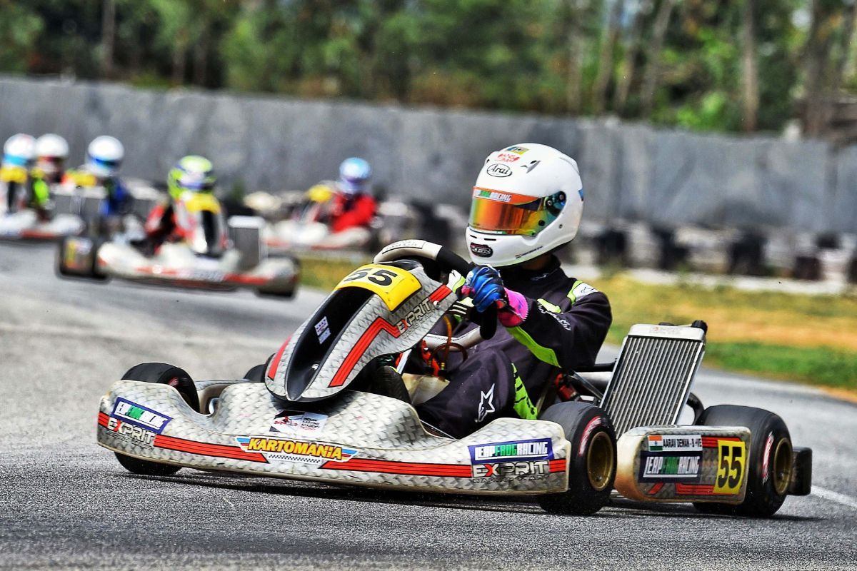 Aarav Dewan wins Meritus Cup Karting Junior class