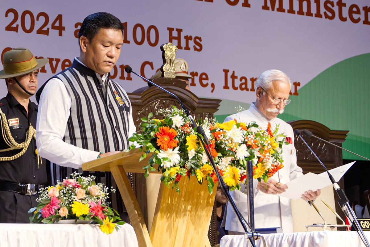 Pema Khandu sworn in as Arunachal Pradesh CM for 3rd term