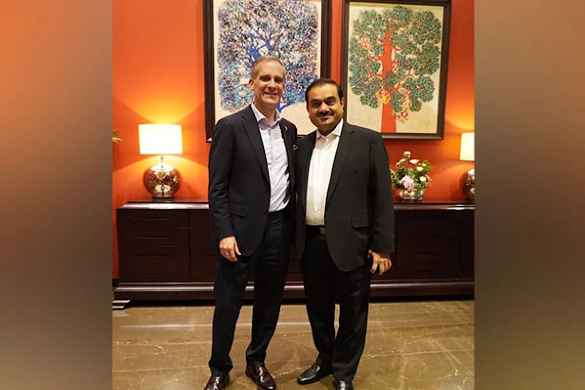 US envoy Garcetti visits Adani Group’s mega renewable energy project site in Gujarat