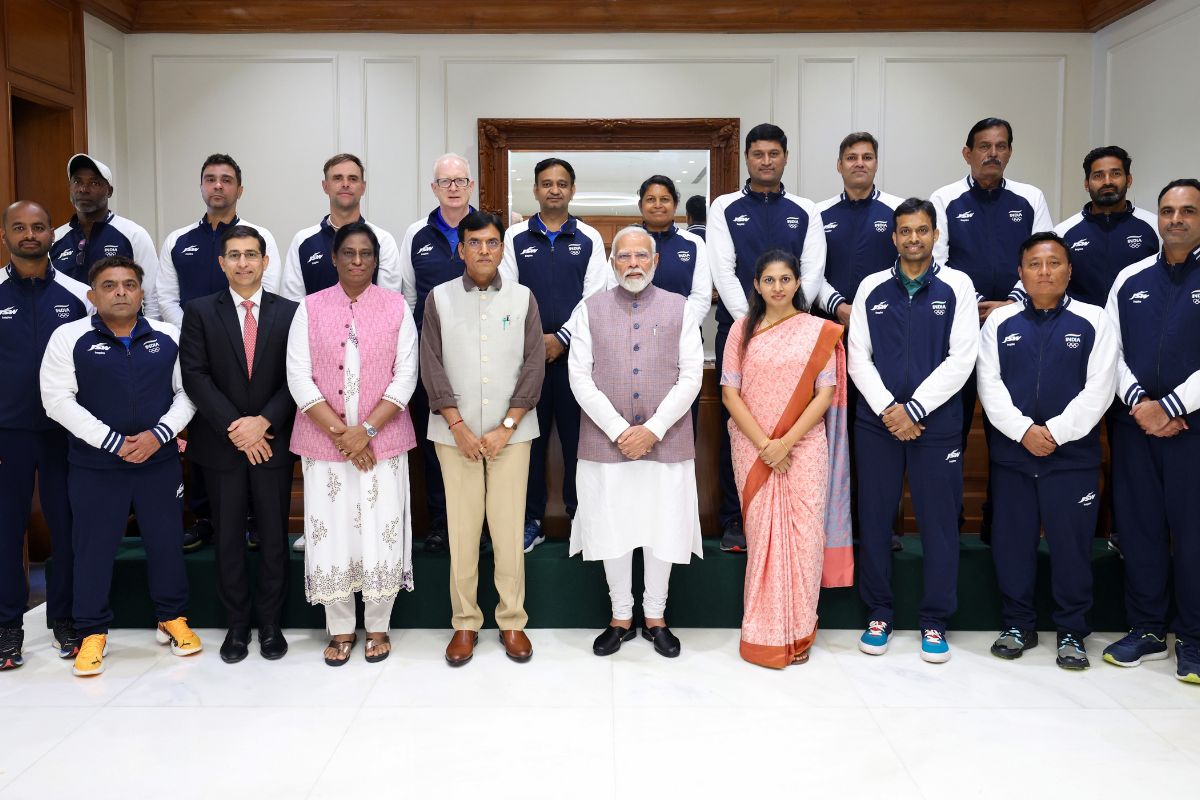 Have faith in our talent, don’t compromise on sleep: PM Modi’s pep talk to Paris-bound contingent