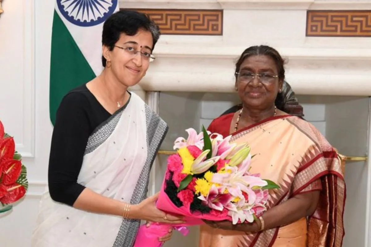 CM Atishi calls on Prez Droupadi Murmu at Rashtrapati Bhavan