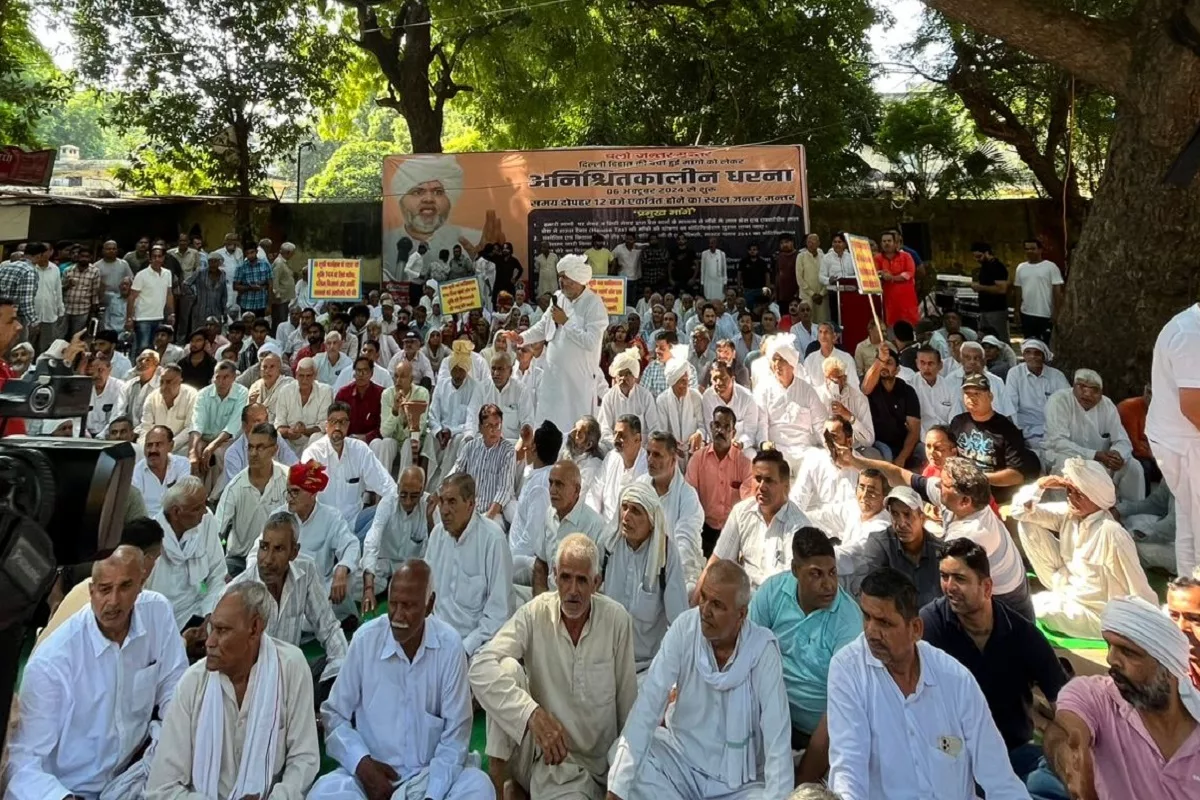 Villagers of Delhi hold sit-in at Jantar Mantar over their civic woes
