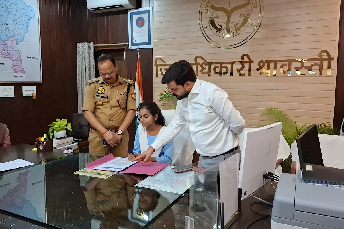 UP girls shine as one-day DMs and SPs, showcase leadership potential under Mission Shakti initiative