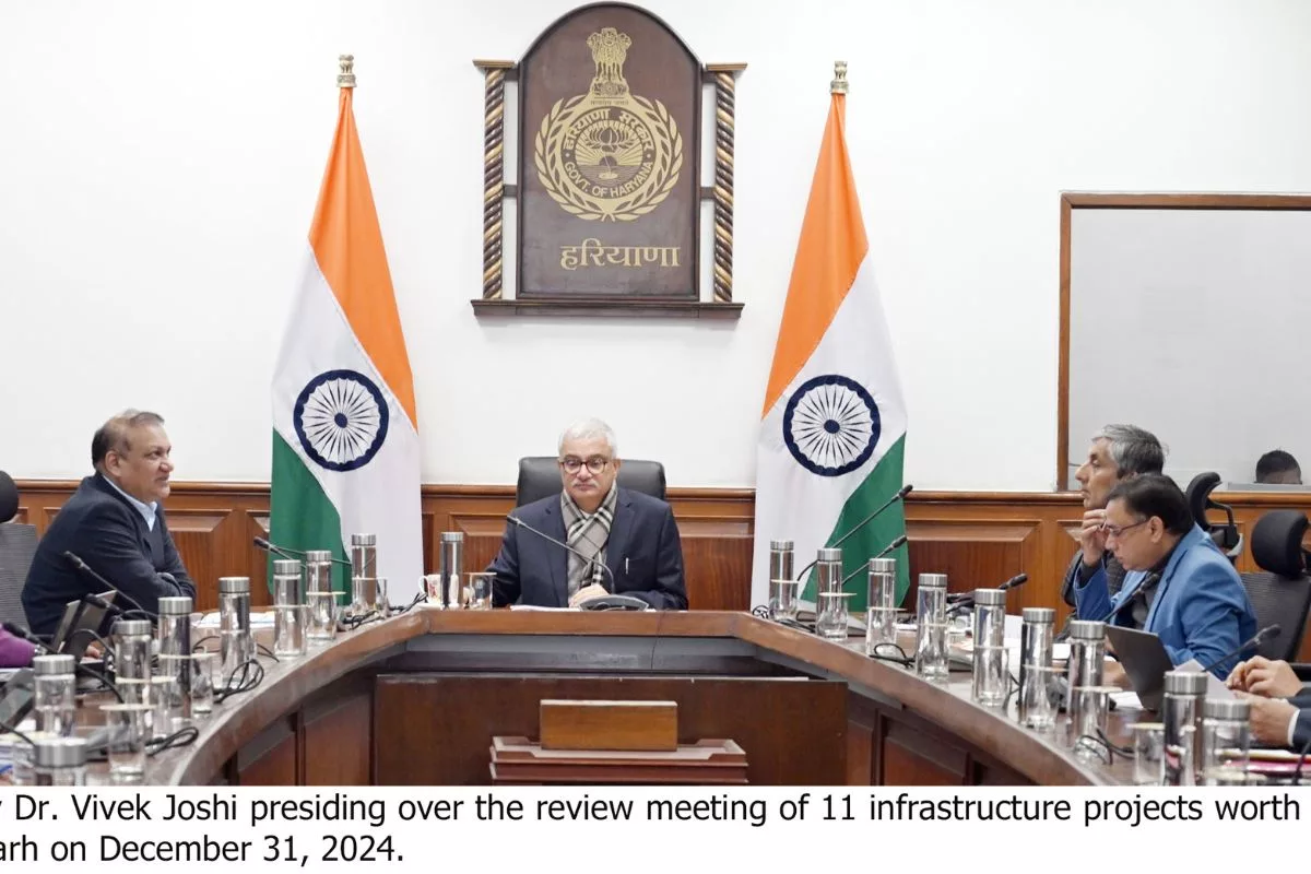 Haryana chief secretary reviews 11 infrastructure projects worth Rs 5,758 crore