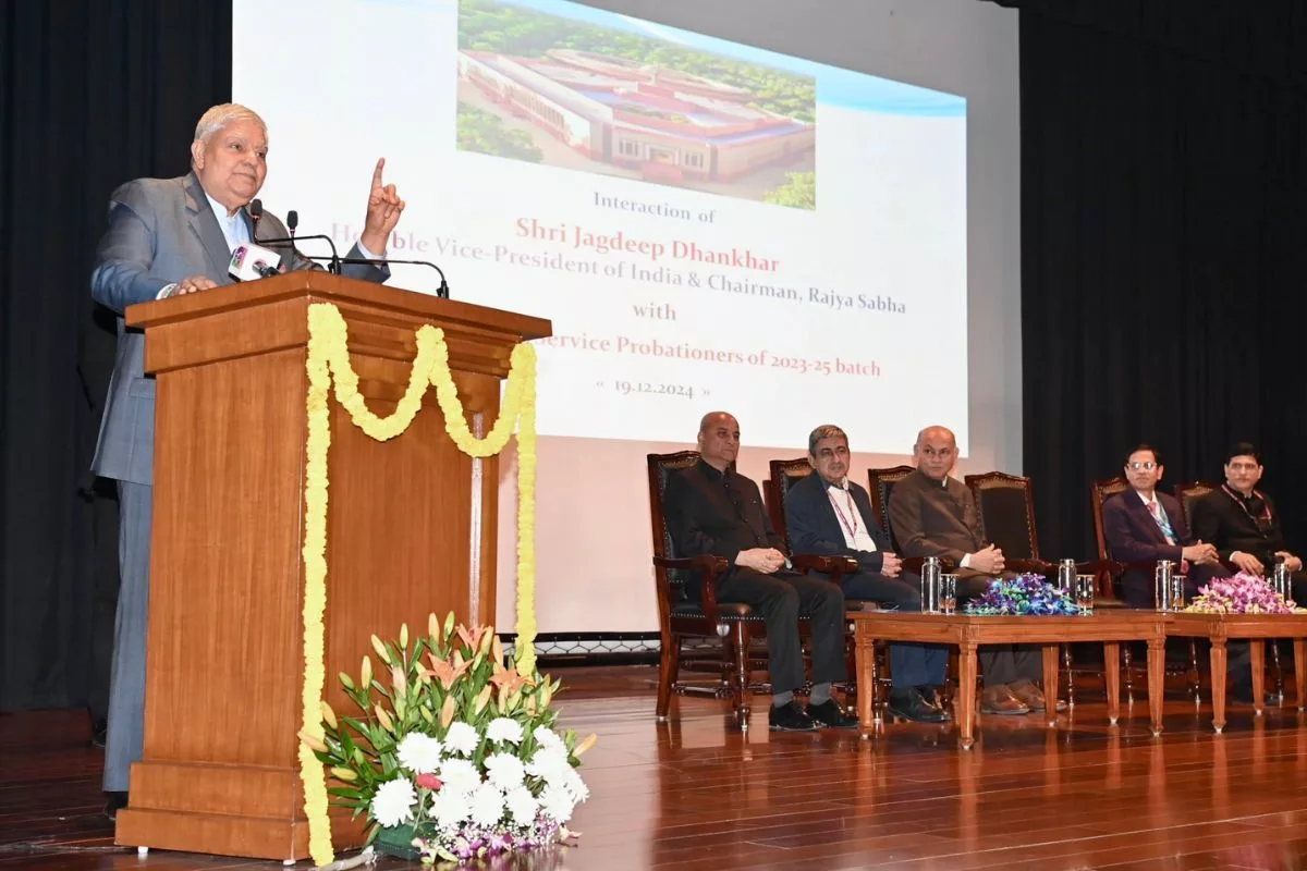 Parliamentarians must demonstrate conduct worthy of emulation: VP Dhankhar