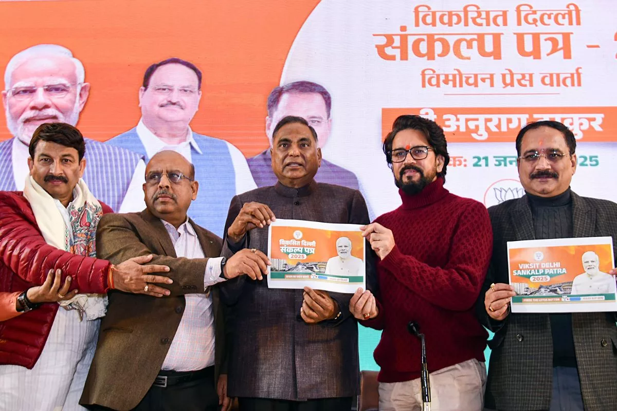 Delhi polls: Free education, stipend for SC students in BJP’s Sankalp Patra II