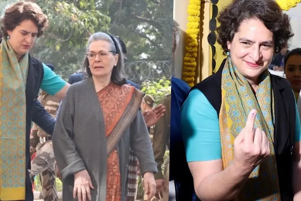 Sonia, Priyanka cast vote in Delhi polls