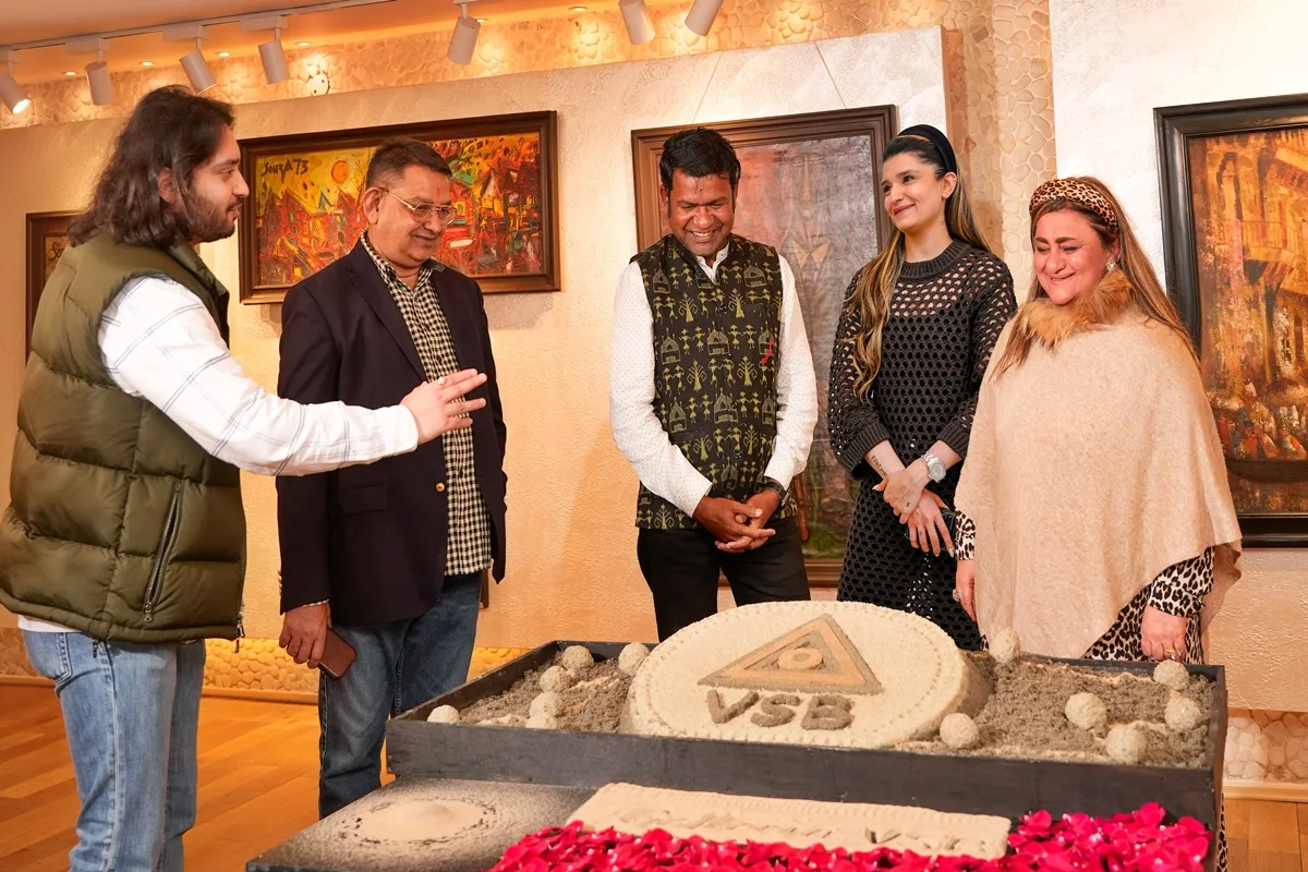 Sudarsan Pattnaik’s ‘Nature’s Fury’ unveils at Galleria VSB