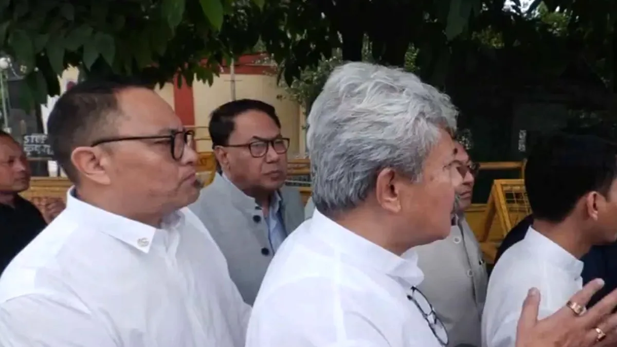 NDA MLAs meet Manipur Guv, stake claim to form govt in violence-hit state