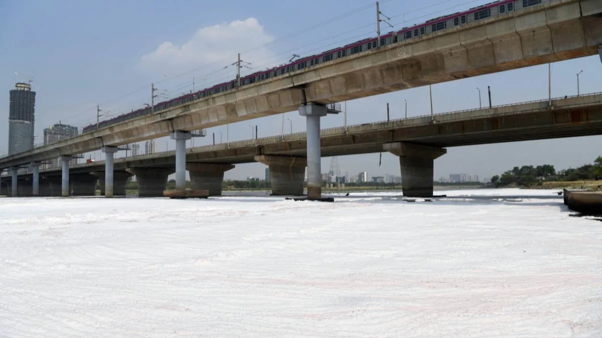 AAP charges BJP with false claims on cleaning Yamuna, citing toxic foam