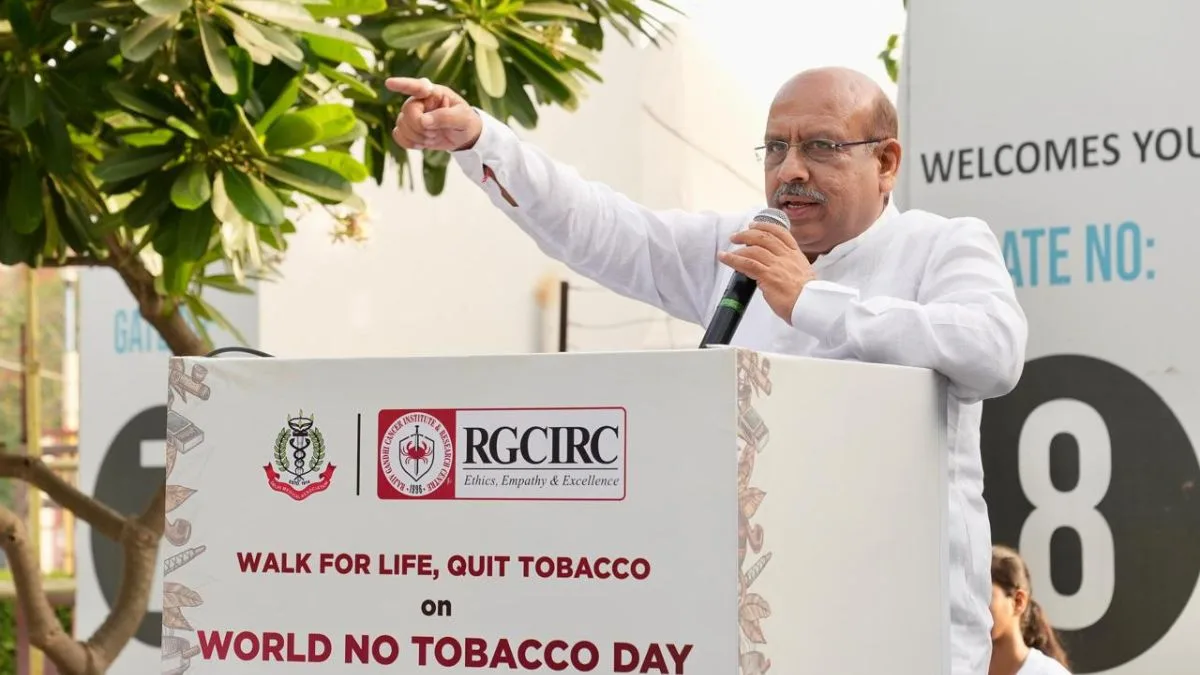 World No Tobacco Day: Vijender Gupta calls for united effort to combat dangers of tobacco use
