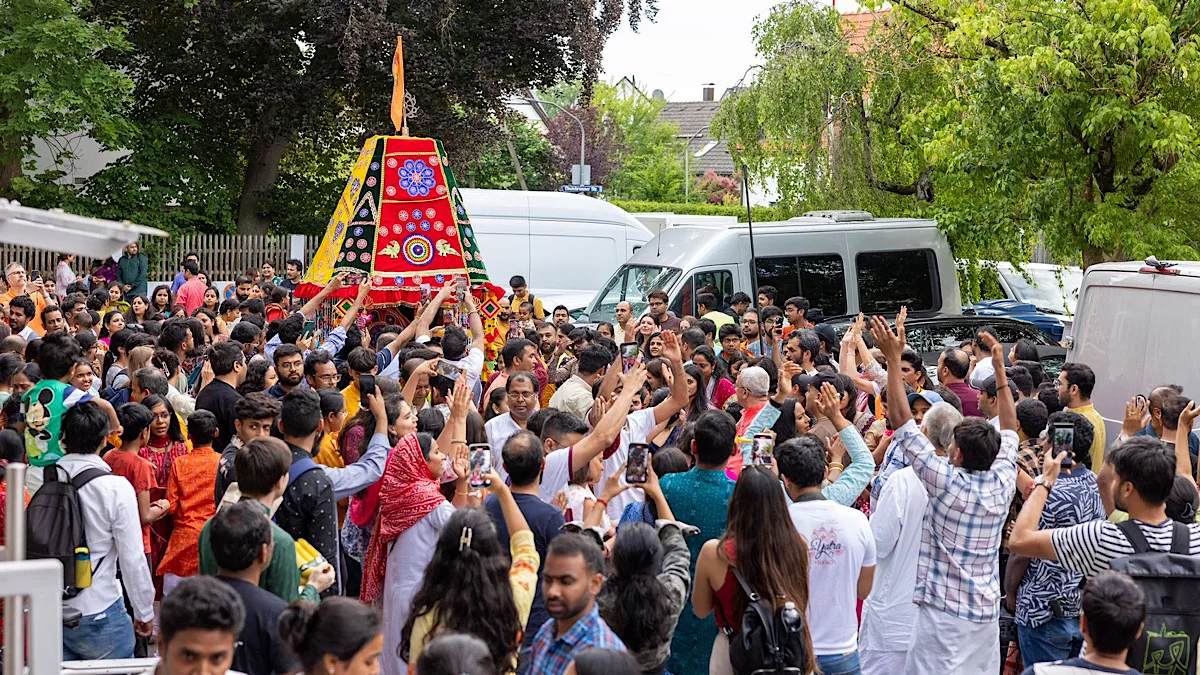 Expatriate Indians celebrate Rath Yatra in Munich