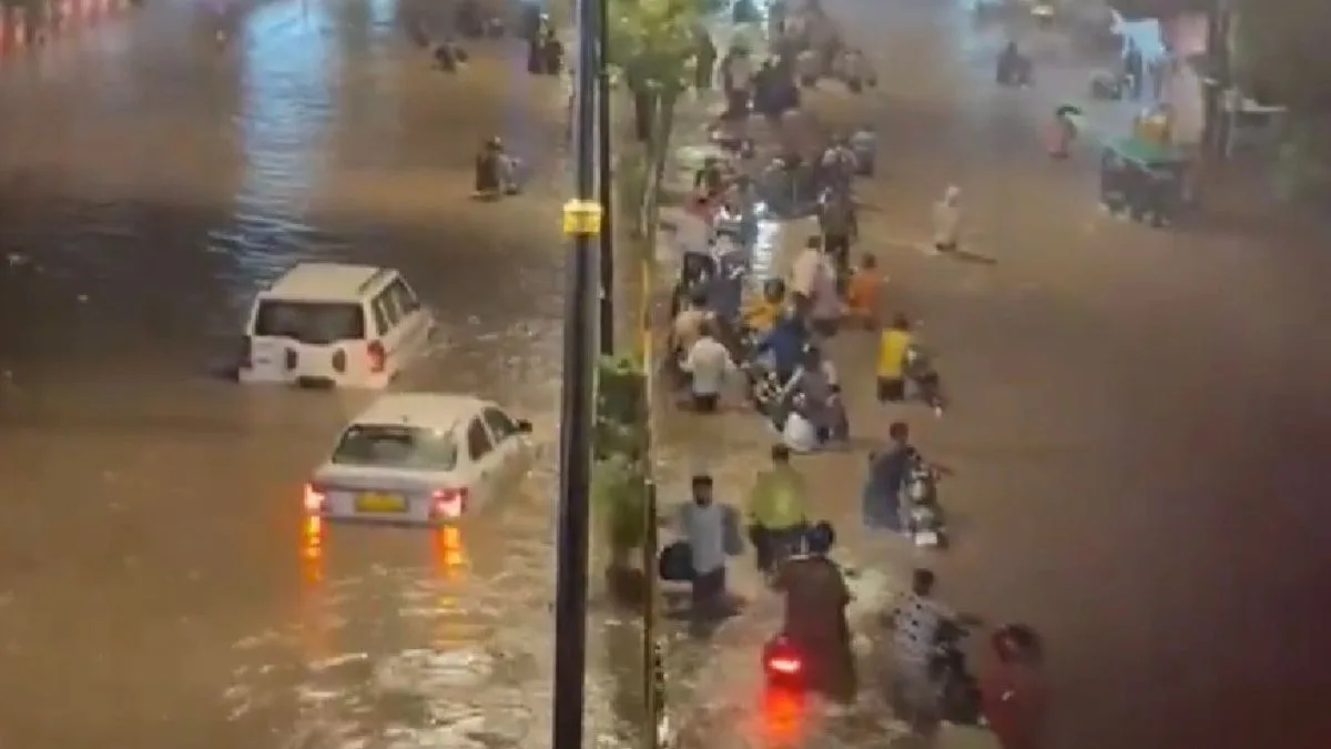 Severe waterlogging in Delhi-NCR; AAP says BJP’s freedom from waterloging claim a ‘jumla’