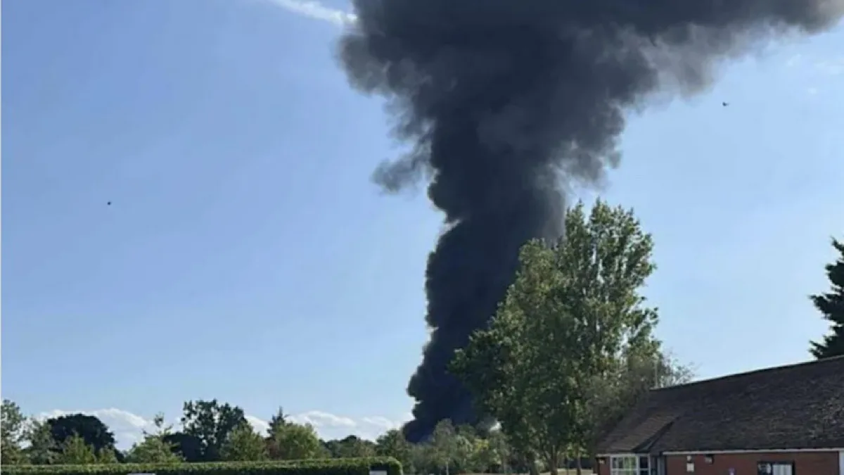 Plane crashes at London Southend airport