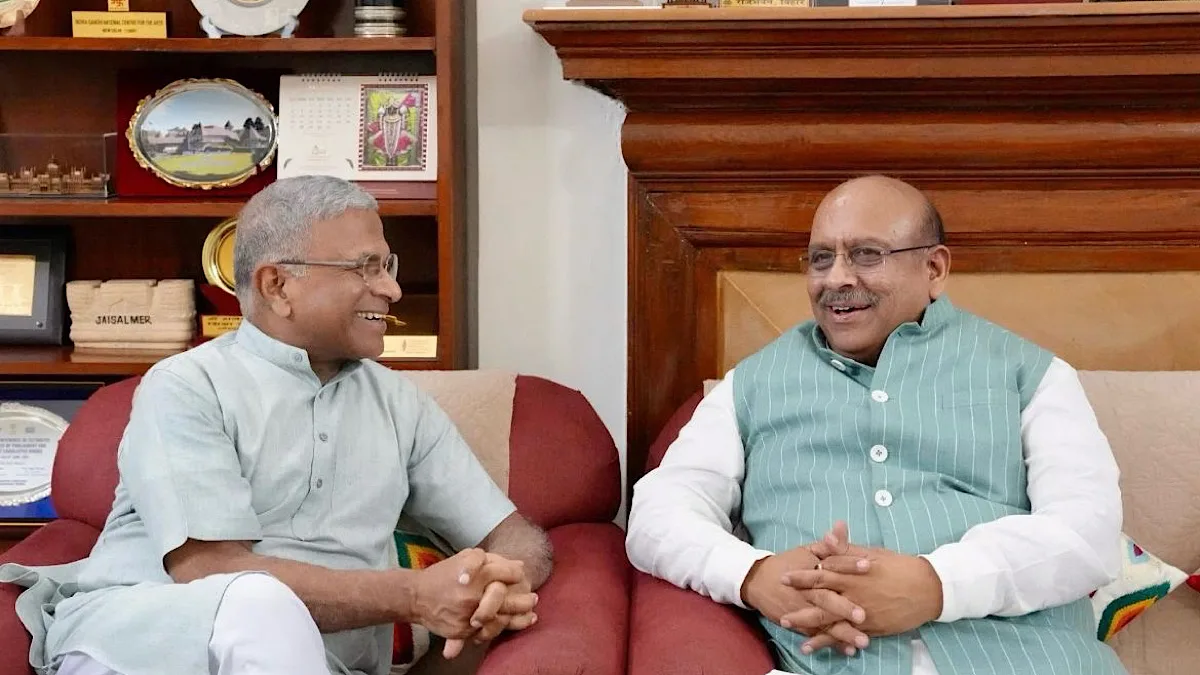 Speaker Vijender Gupta Briefs RS Deputy Chairman on Delhi Assembly Reforms