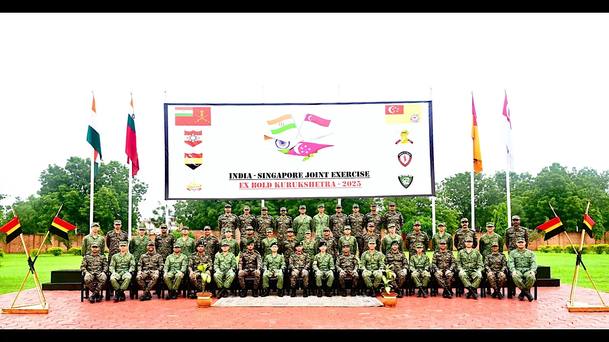 India-Singapore joint military exercise ‘Bold Kurukshetra 2025’ begins in Jodhpur