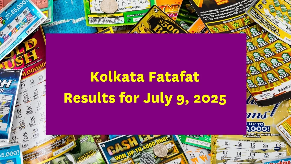 Today’s Kolkata Lottery Results OUT | Check Kolkata FF (Fatafat) all eight round results!