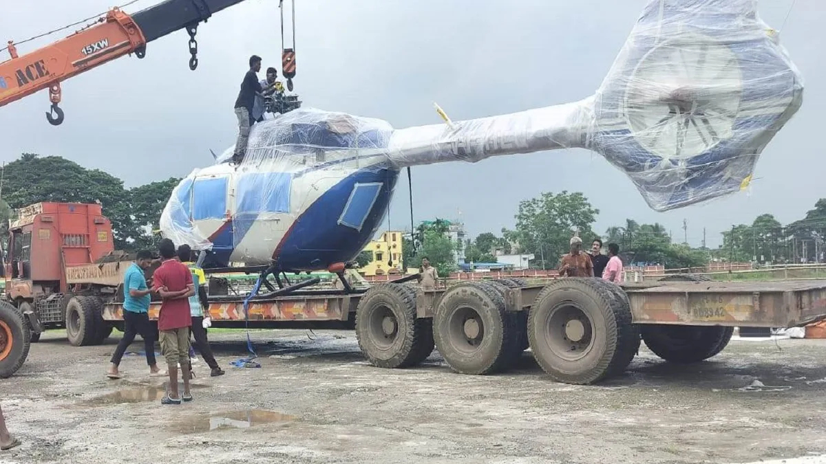 Grounded for more than a month, Odisha CM’s chopper on its return journey by road