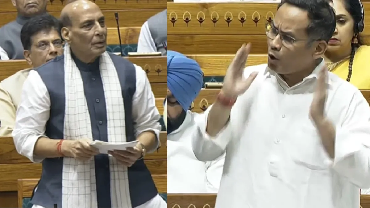 Operation Sindoor Debate: Rajnath Singh didn’t tell how Pakistani terrorists reached Pahalgam, says Gogoi in LS