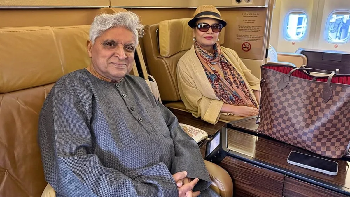 Shabana Azmi and Javed Akhtar fly Air India post-crash, call it best inflight service