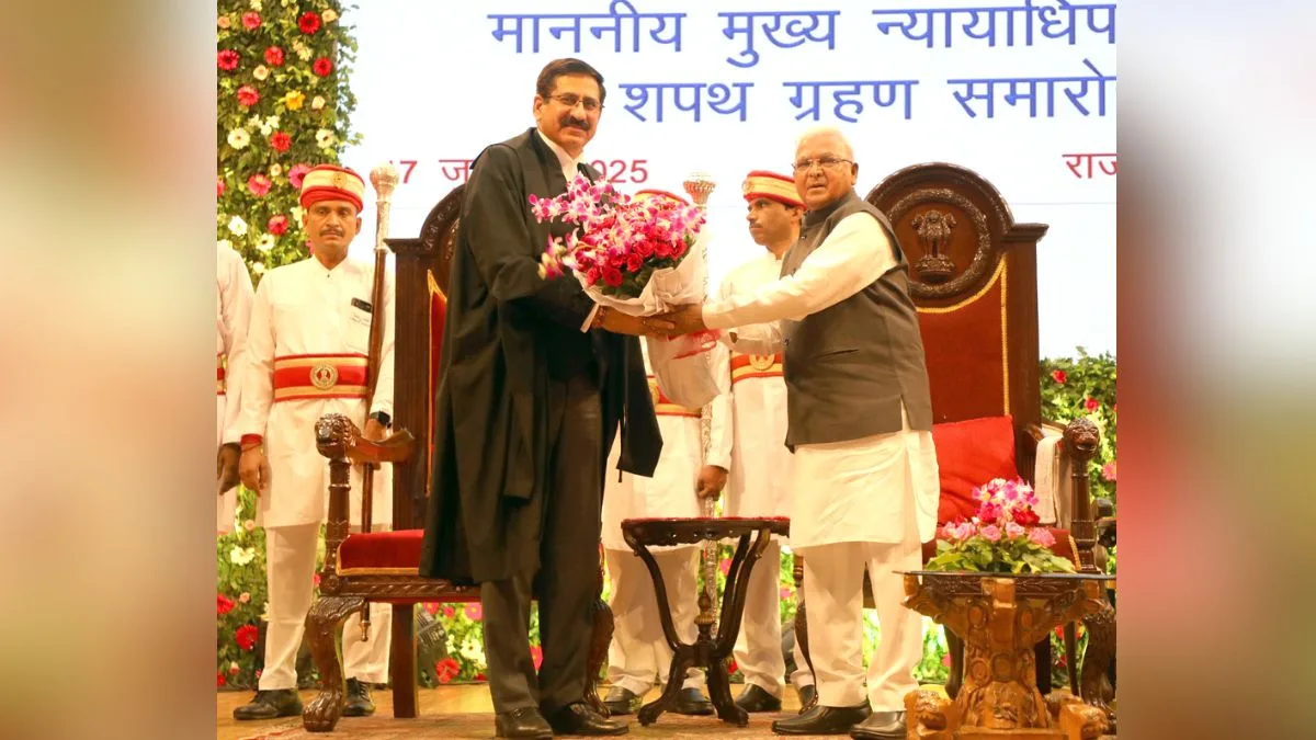 Justice Sanjeev Sachdeva sworn in as MP HC chief justice