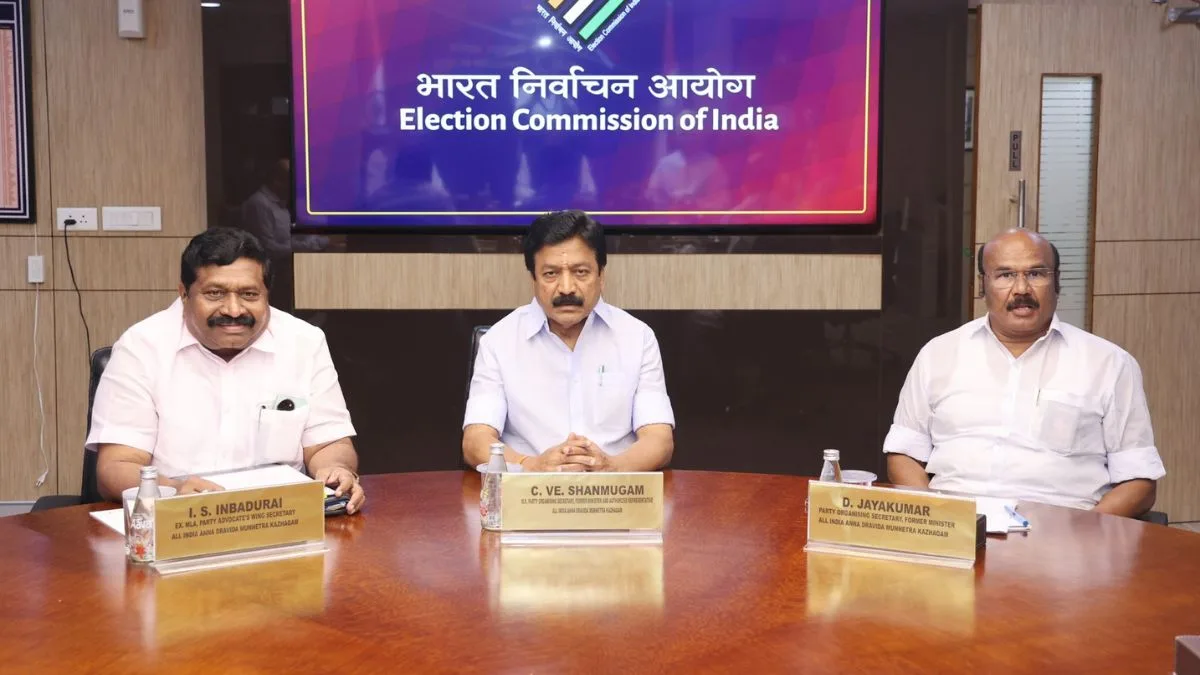 ECI meets AIADMK delegation in continued engagement with political parties