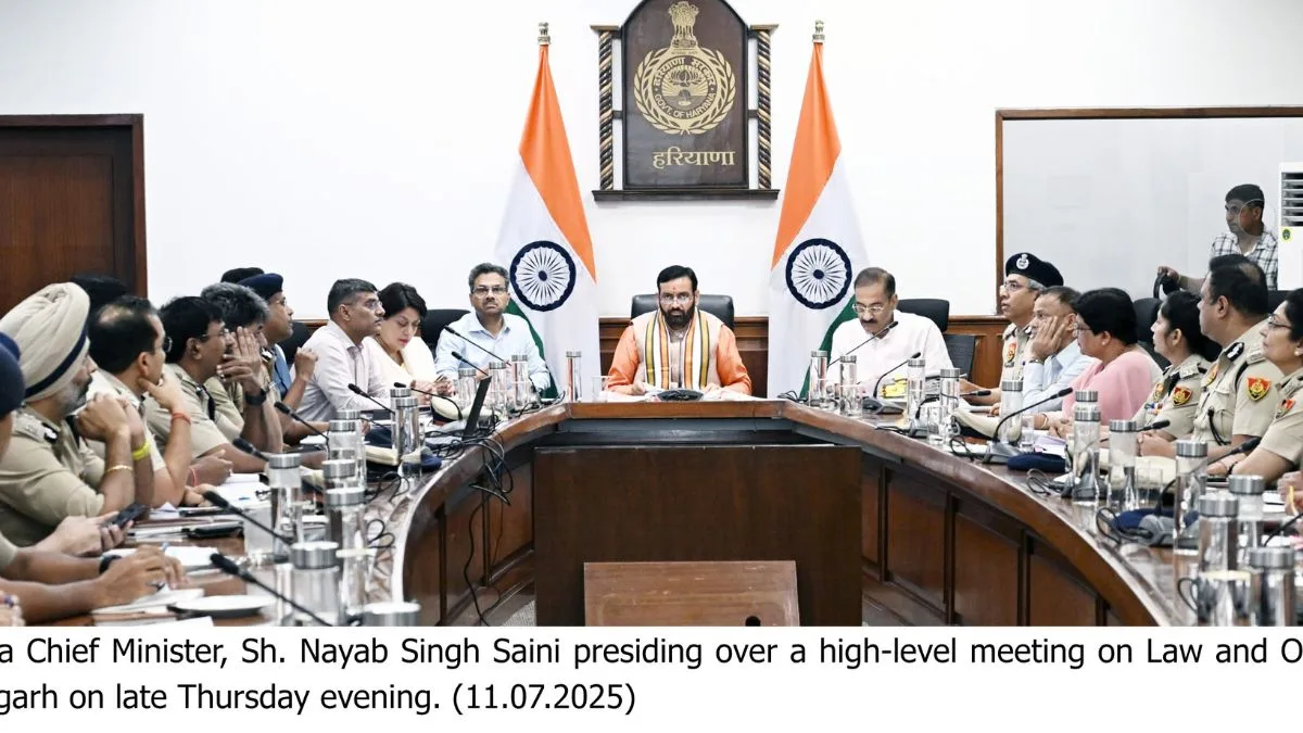 CM issues tough directives to ensure law and order across Haryana