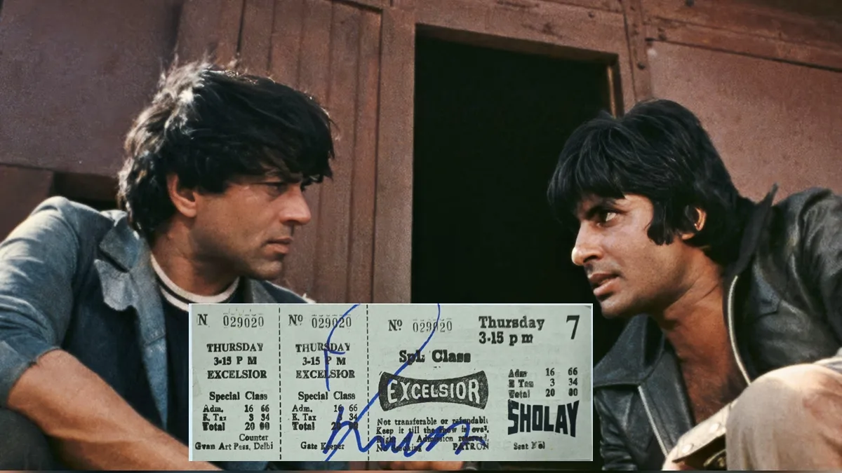Amitabh Bachchan shares Rs. 20 ‘Sholay’ ticket, says that is today’s cold drink price