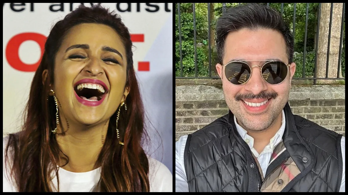 Parineeti Chopra joins Raghav Chadha’s fun poll: Should the moustache stay or go?
