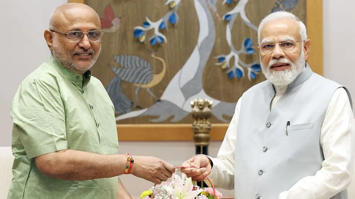 PM Modi engages in in-depth discussion with VP Radhakrishnan