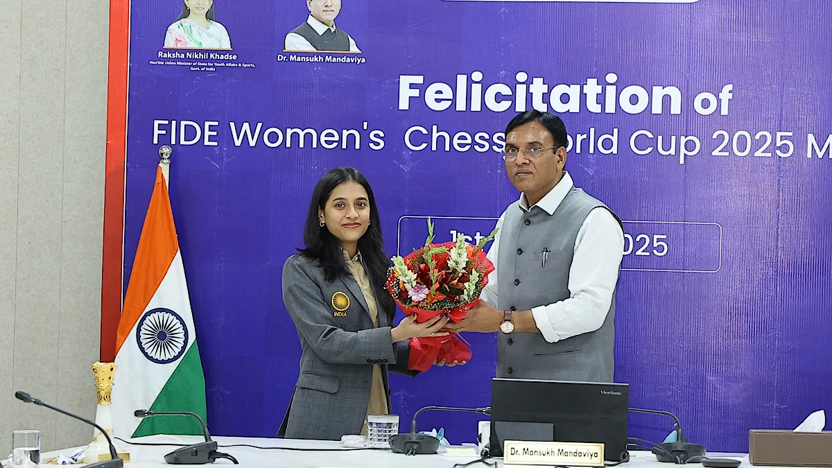 India’s victory in Women’s Chess World Cup is a testament to sporting prowess of Bharat, says Union Sports Minister