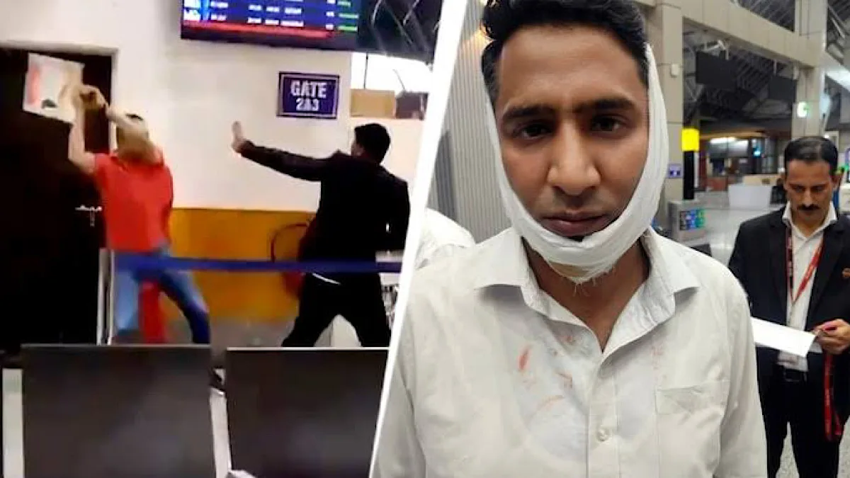 Army officer assaults SpiceJet employees at Srinagar airport; four injured, CCTV footage handed over to police