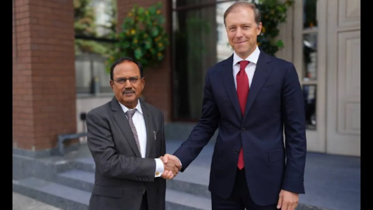 NSA Ajit Doval meets Russia’s First Dy Prime Minister in Moscow