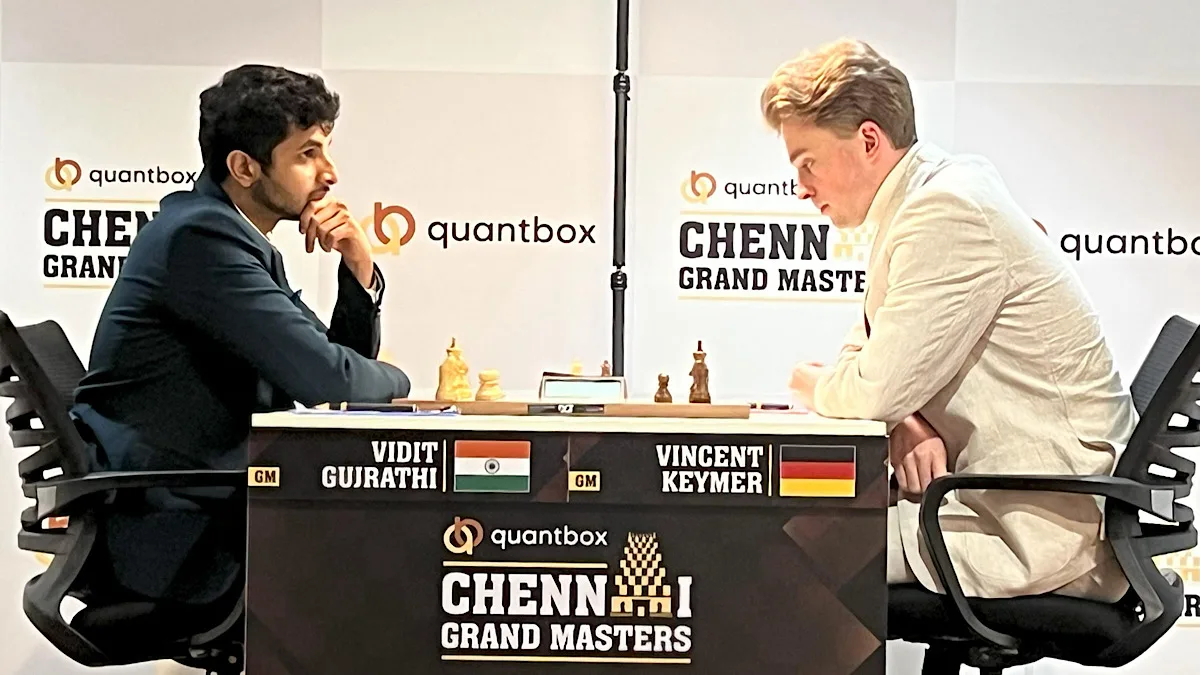 Chennai Grand Masters 2025: Vincent Keymer held to second successive draw by Vidit; retains lead past midway point