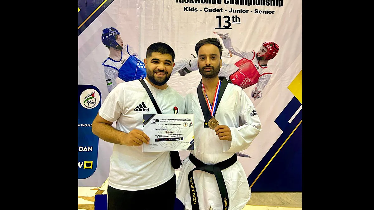 Baramulla’s Danish wins bronze for India at International Taekwondo Championship in Jordan