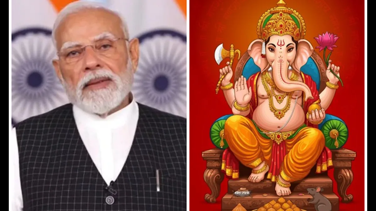 PM Modi Extends Ganesh Chaturthi Wishes to Nation