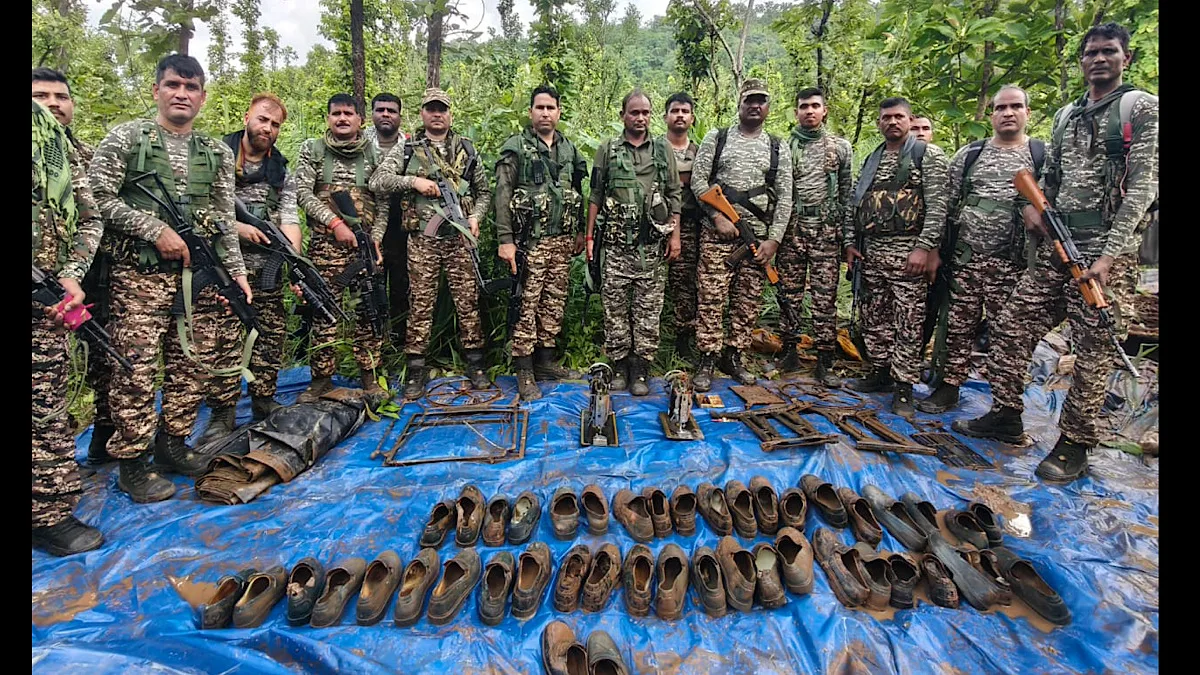 CRPF destroys Naxal supply cache in Chhattisgarh forests
