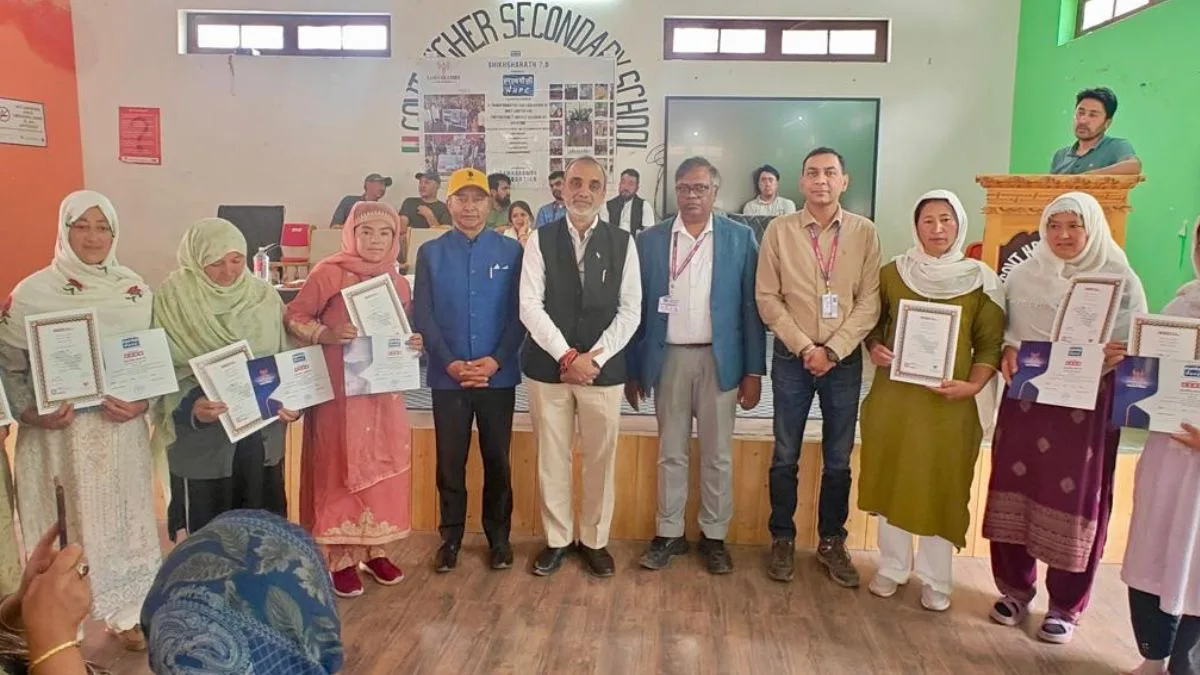 NHPC’s flagship CSR Initiative Shiksha Rath 7.0 concludes in Turtuk, Ladakh
