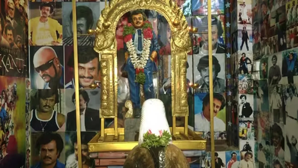 Rajinikanth’s 50 years in cinema celebrated with 5,500 photos at Rajini temple