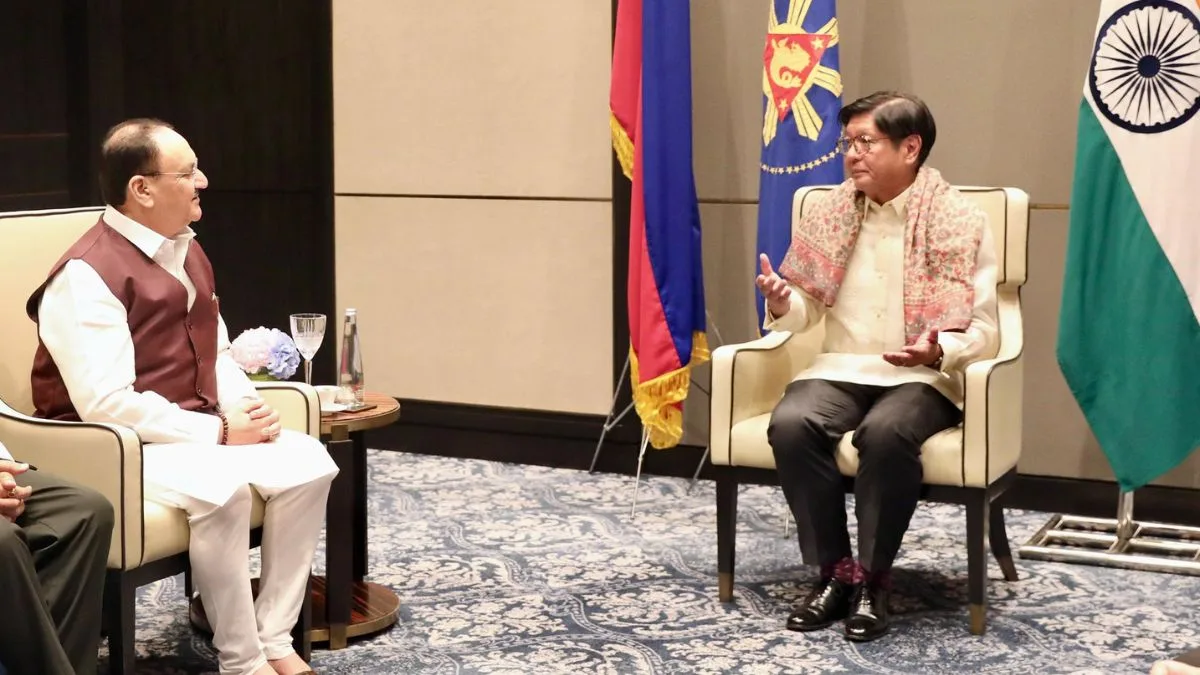 Nadda talks about BJP with Philippines Marcos Jr
